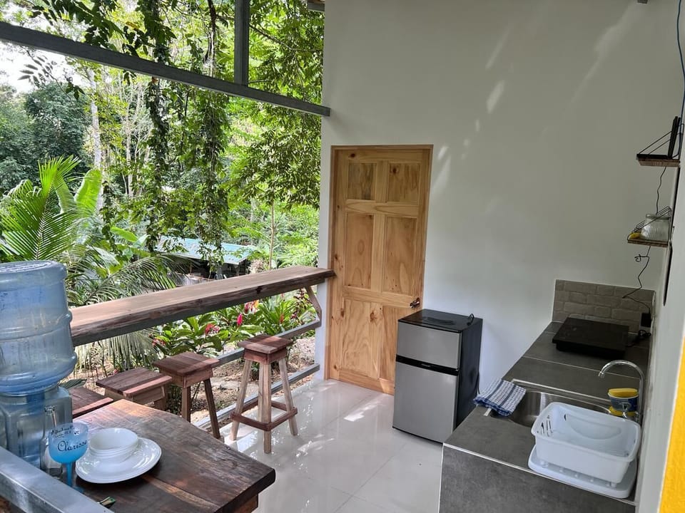 The kitchen 