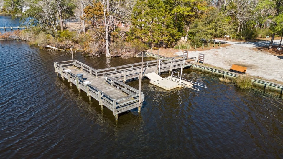 Adventure awaits! Launch into fun at our kayak-friendly fishing pier!
