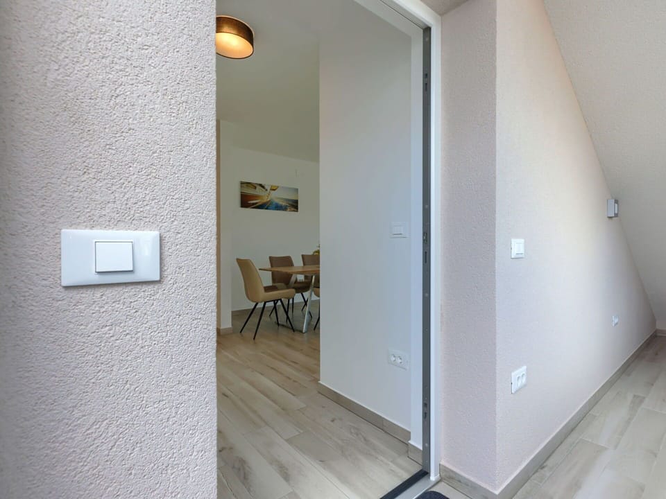 Building, Door, Wood, Interior Design, House, Floor, Flooring, Hall, Hardwood