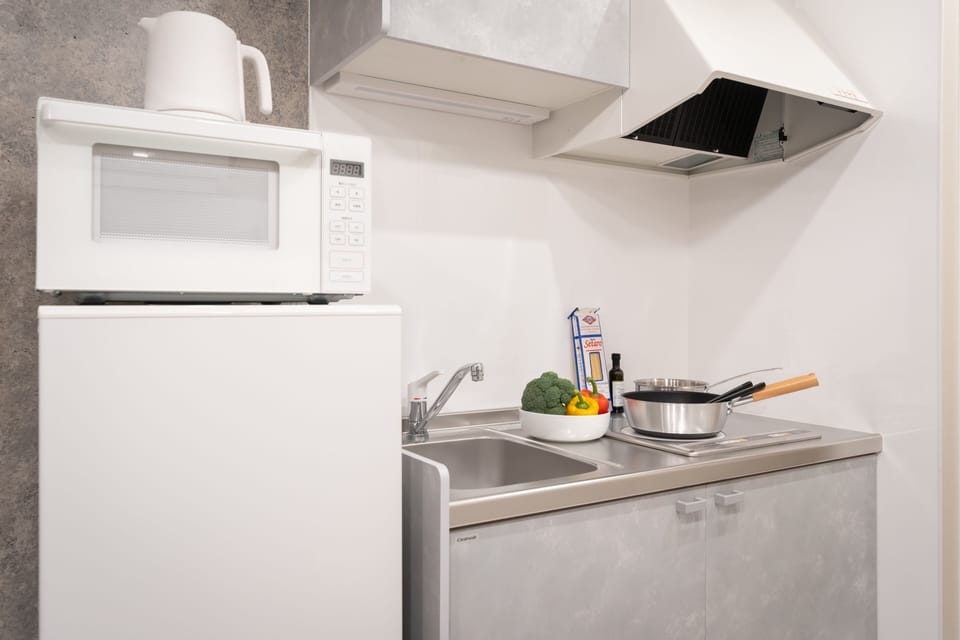 Superior Double Room | Private kitchen | Fridge, microwave, stovetop, electric kettle