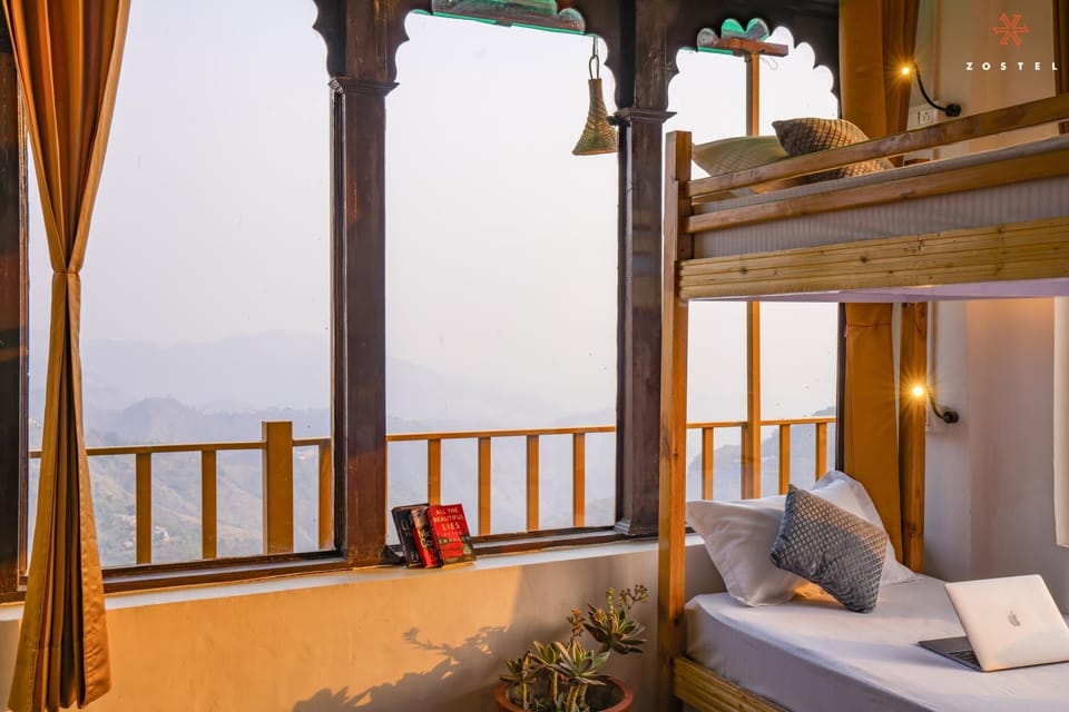 Deluxe 8 Bed Mixed Dorm (with balcony) | Free WiFi, bed sheets