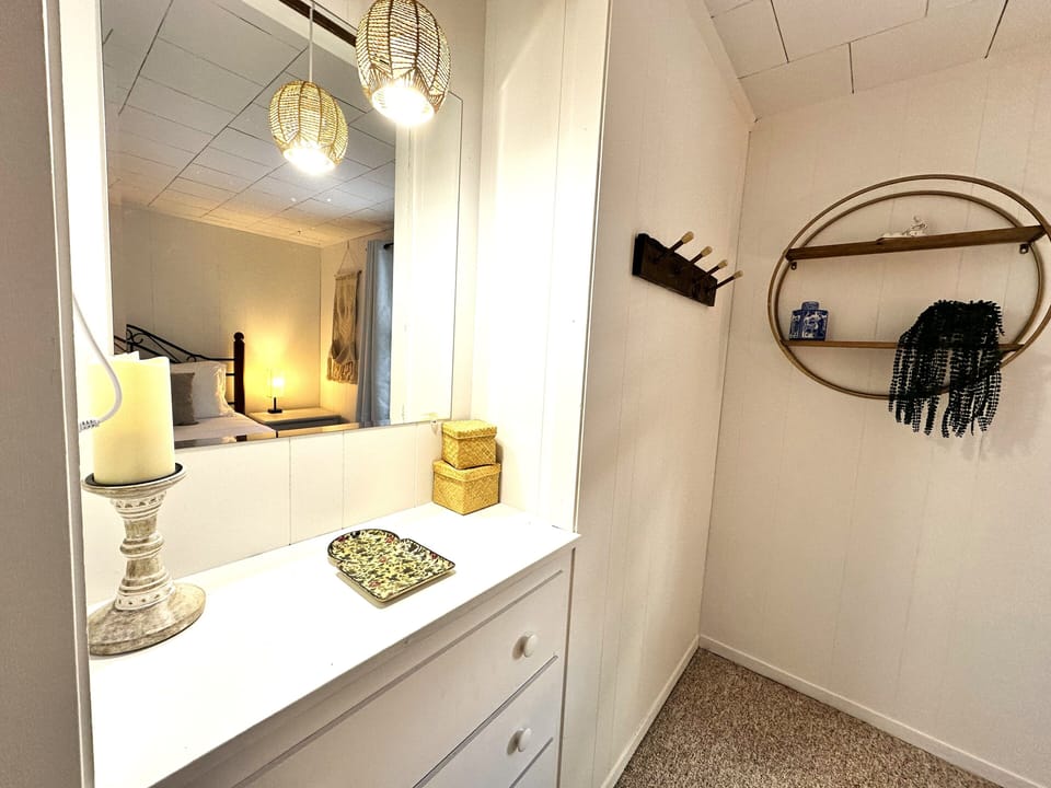 built in dressers in every room