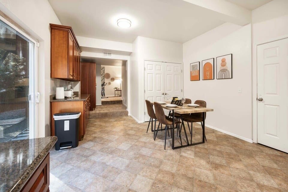 The kitchenette is very spacious