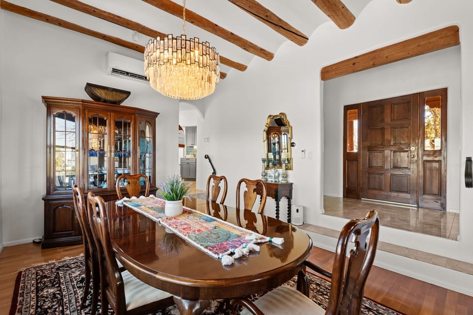 Dining room with seating for six