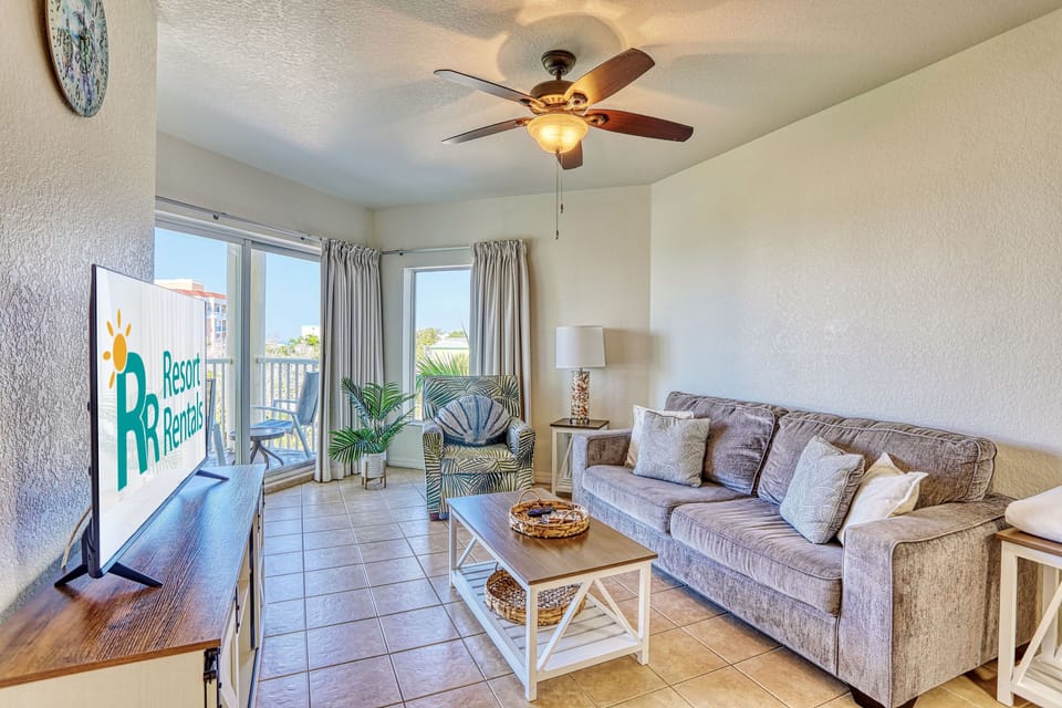 Living Room with Balcony Access