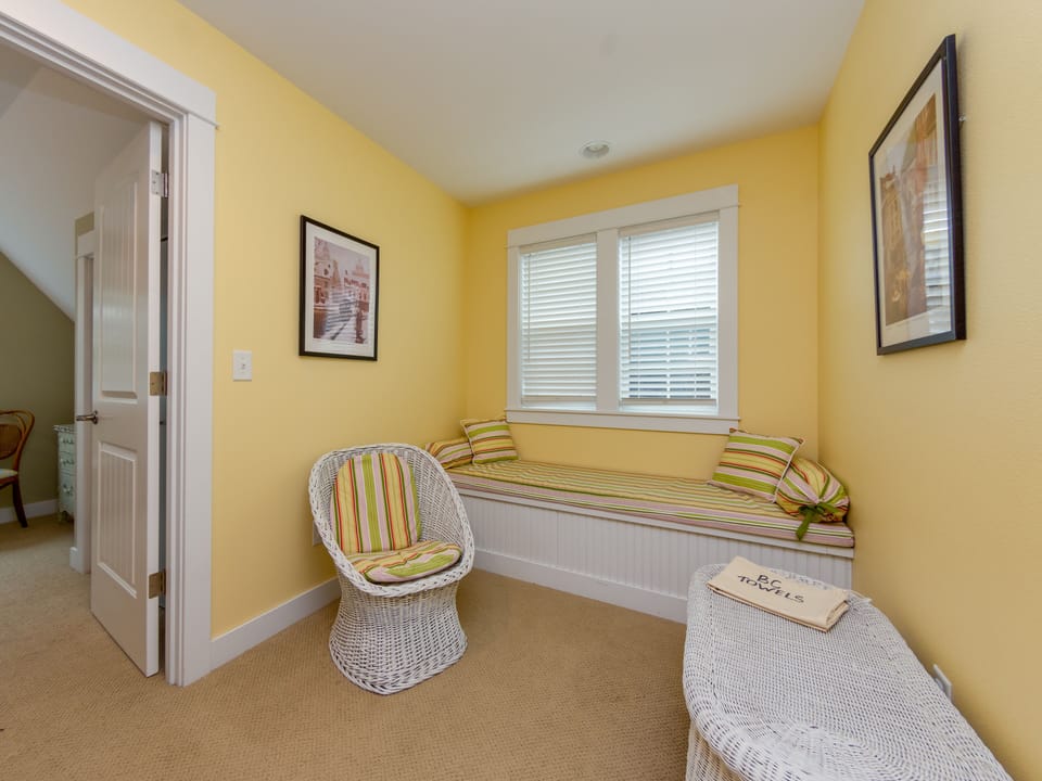 Upstairs reading nook