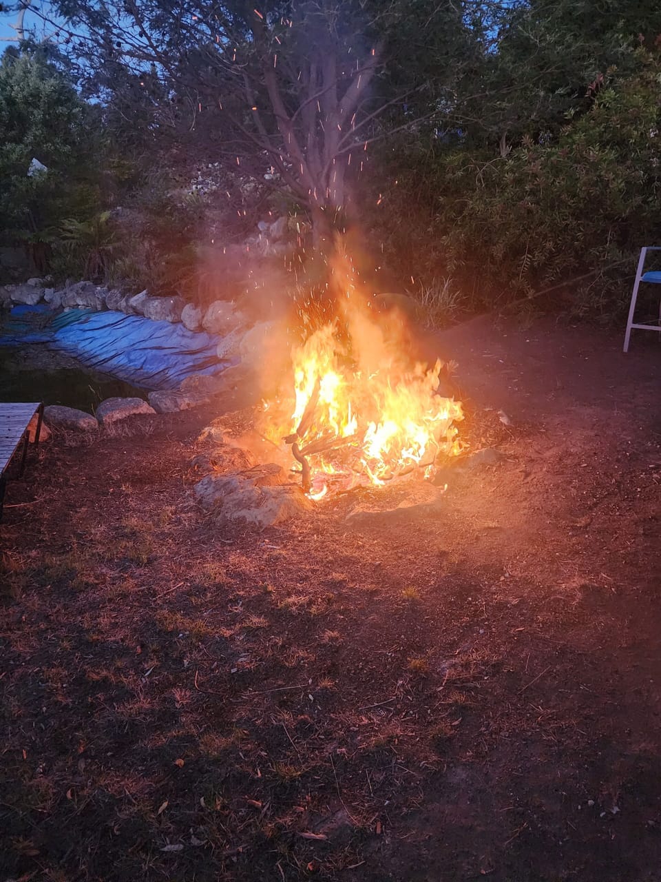 Firepit at the Margurita Bar
