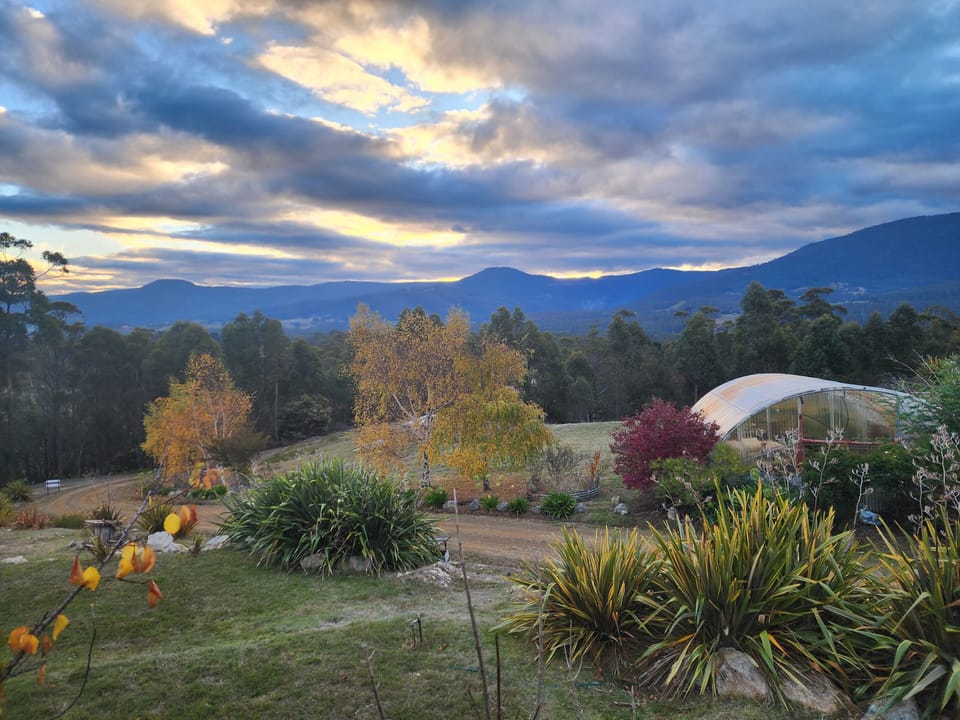 Mountain views from the Deck