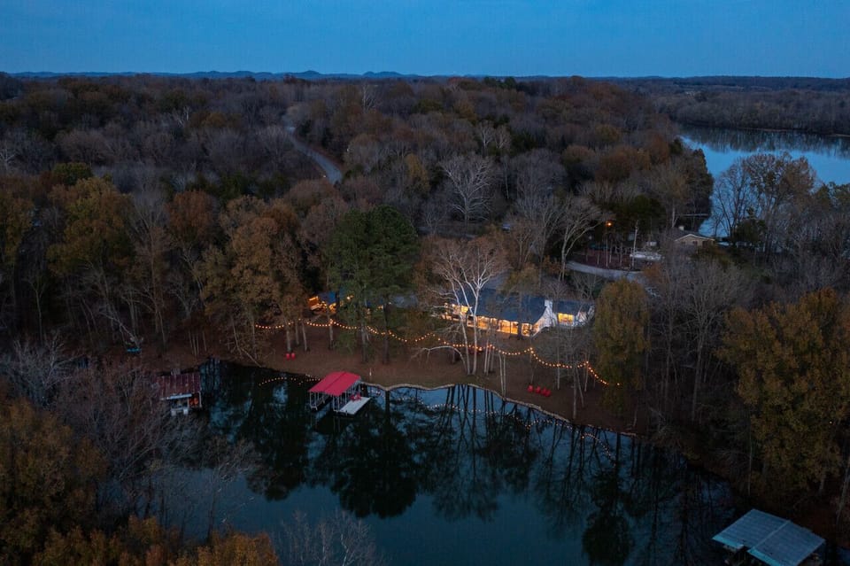 Aerial view of property