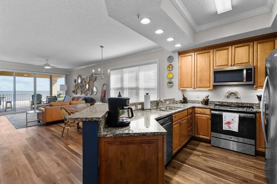 kitchen and living area!