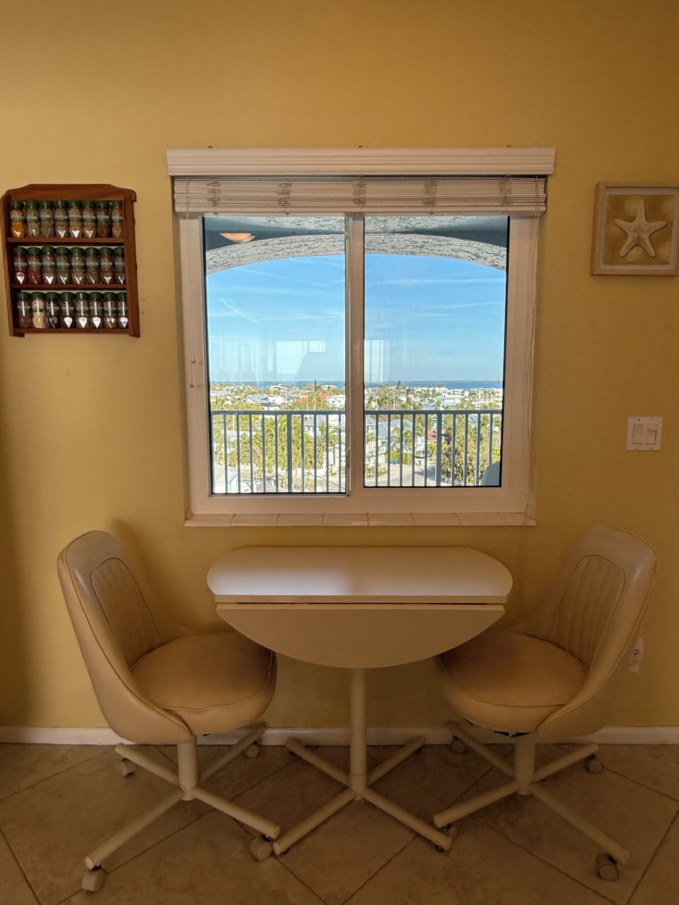 Bay view from kitchen