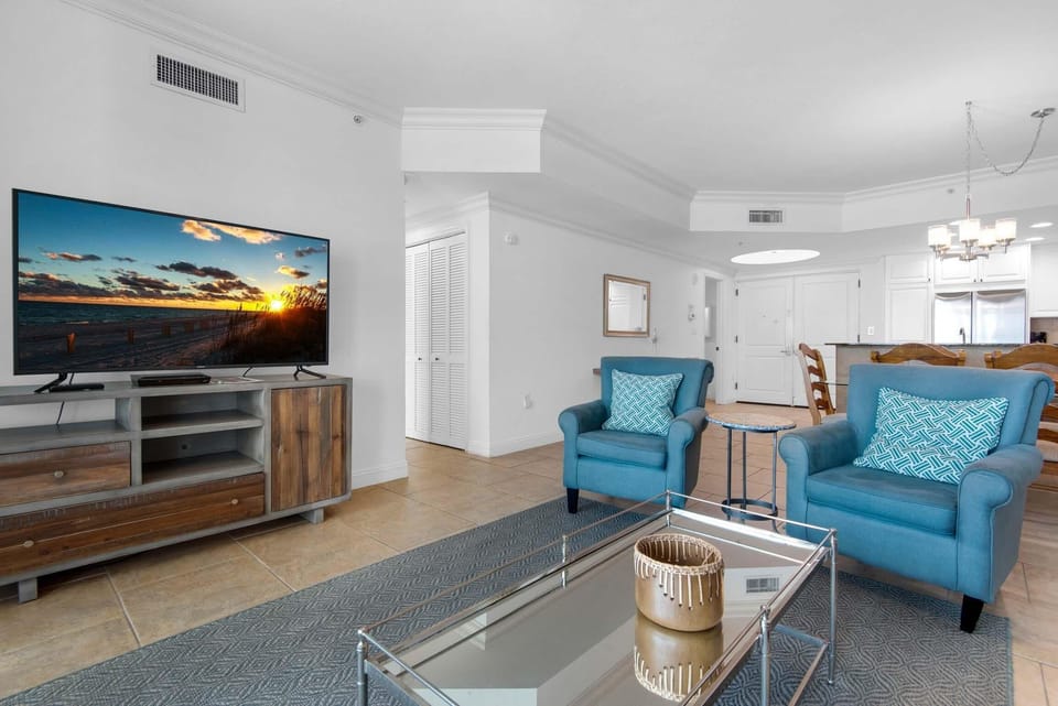 Apartment, Multiple Beds (Portofino Island Resort 1- 809) | Living area | TV