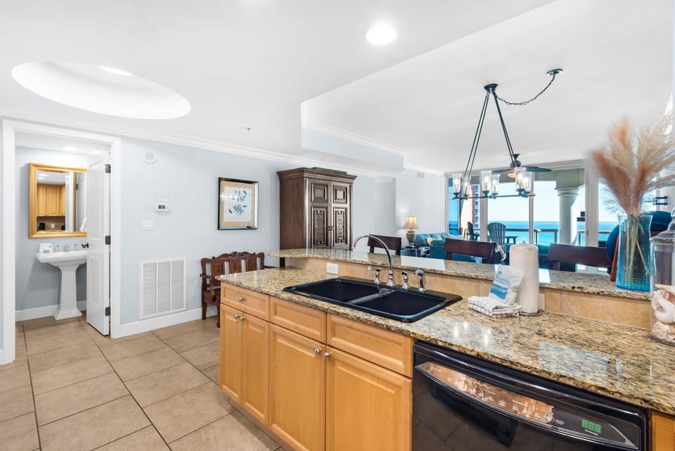 Condo, Multiple Beds (Portofino Island Resort 5-1708) | Private kitchen | Oven, toaster, paper towels