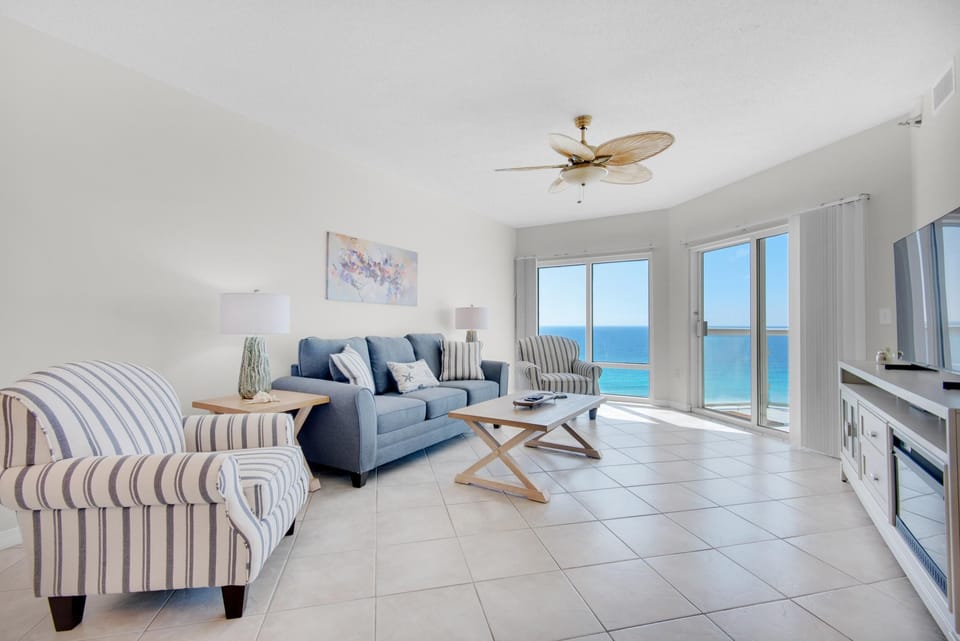 Condo, Multiple Beds (Emerald Isle Unit 1207) | Living area | TV