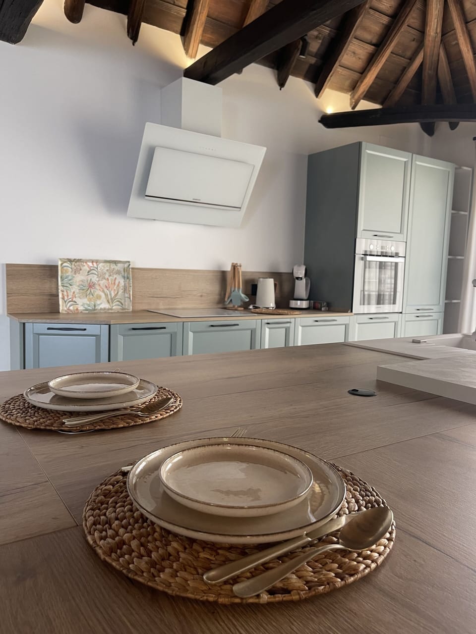 Deluxe Apartment | Private kitchen | Full-size fridge, microwave, oven, stovetop