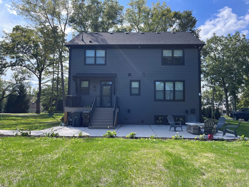 Rear View of House