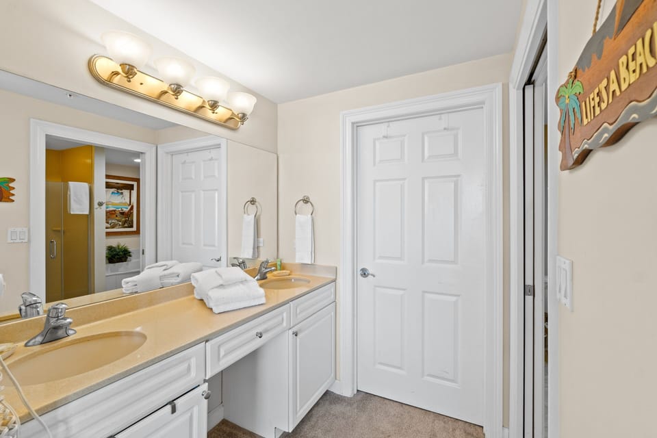 Primary Bathroom with Double Vanity