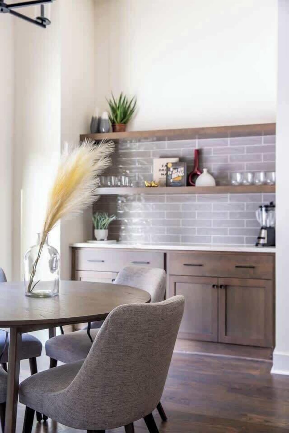 Bright and airy dining space with natural light.