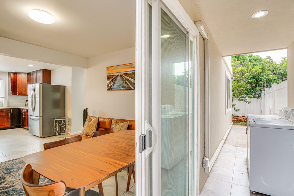 Dining Area | Shared Washer & Dryer | Access From Living Room