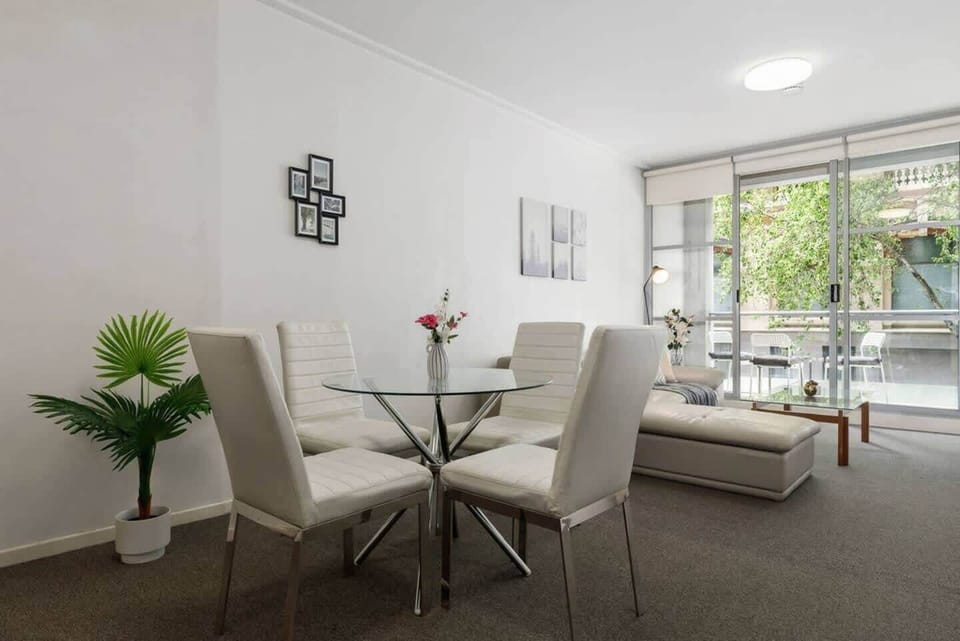 The dining area.
