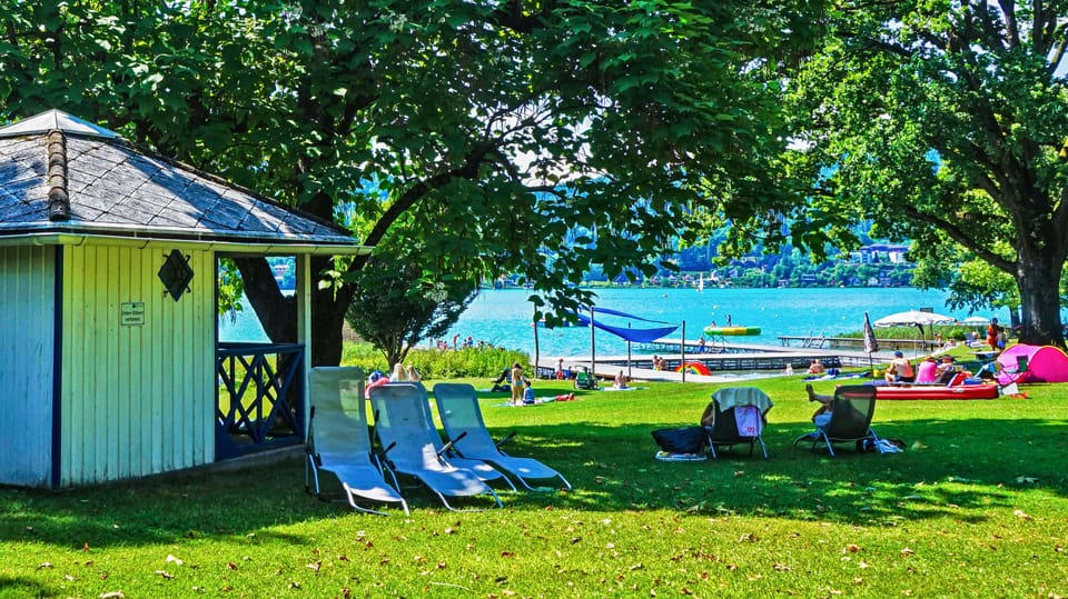Beach nearby, sun loungers
