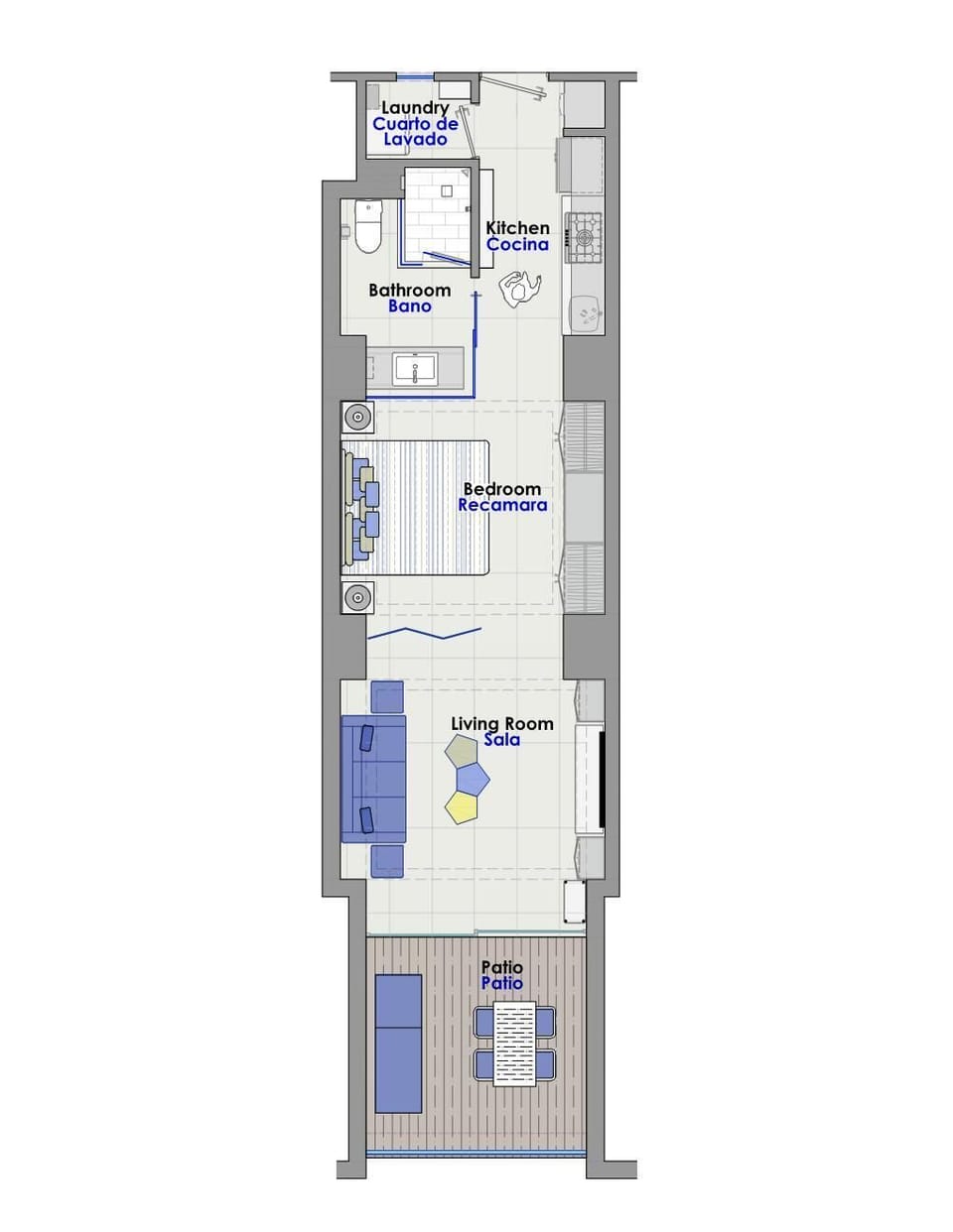 Condo floor plan