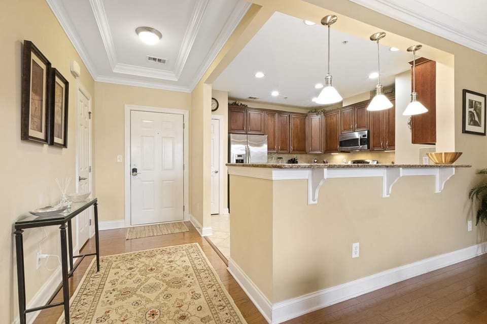 Condo entrance with a place to put your keys