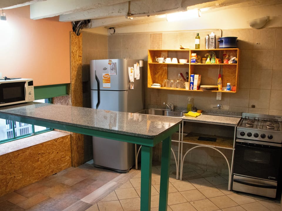 Classic Apartment | Private kitchen | Microwave, electric kettle, cookware/dishes/utensils