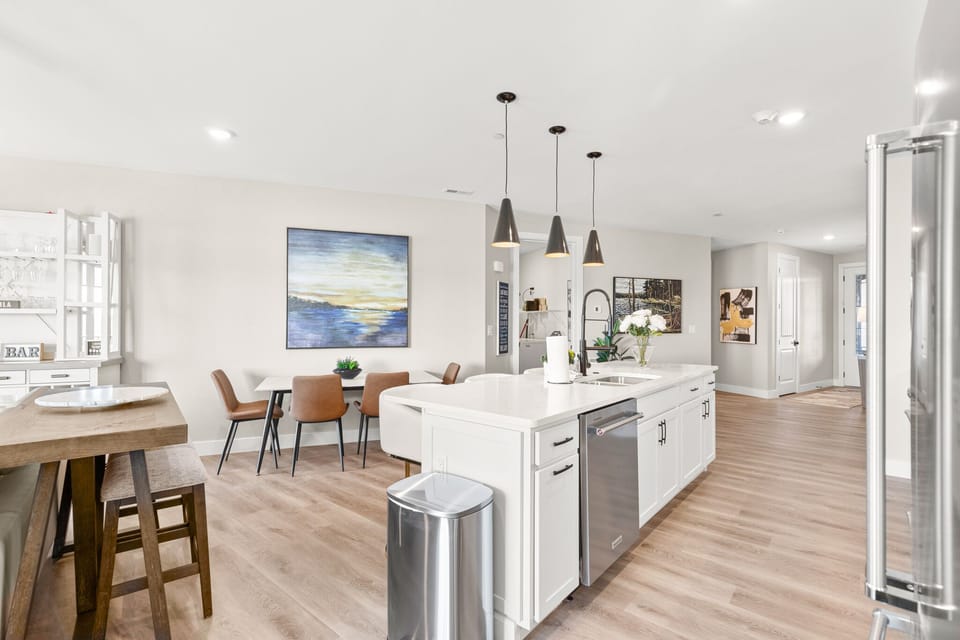 Kitchen and dining area