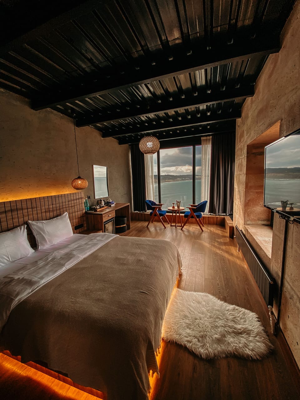 Panoramic Studio, 1 Double Bed, Sea View, Overwater | Premium bedding, minibar, in-room safe, desk