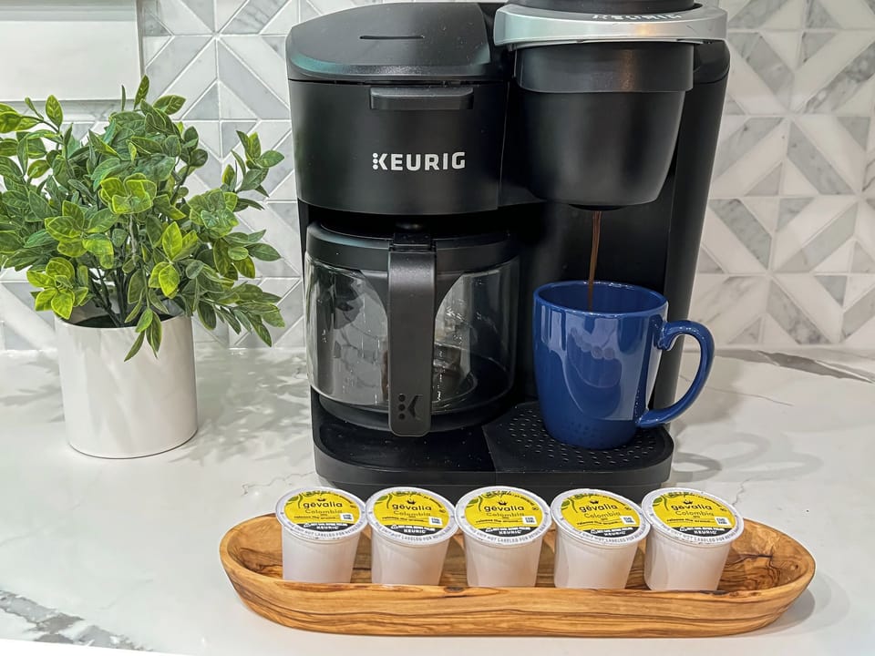 Start your mornings with a perfectly brewed cup in the comfort of home.