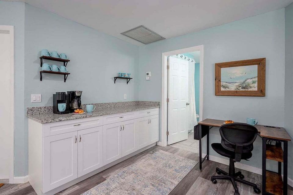 Coffee Bar and Work Desk
