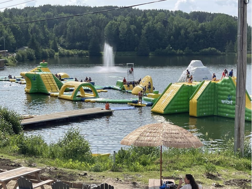 Fun Mont-Blanc Inflatables just a short walk away ($)