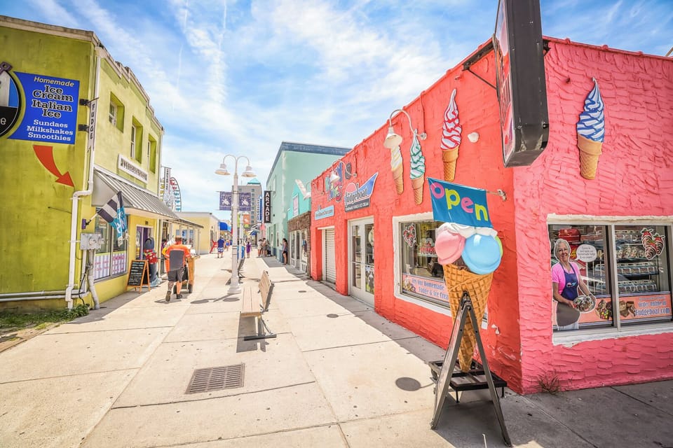 Visit the CB Boardwalk to see all the shops and eateries!