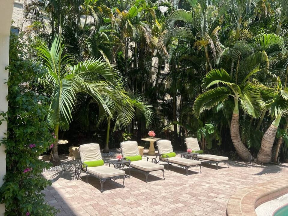 Seating Area around Swimming Pool