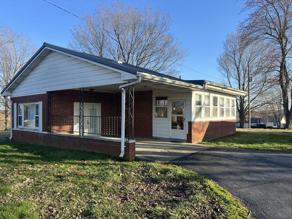 Carport view and parking