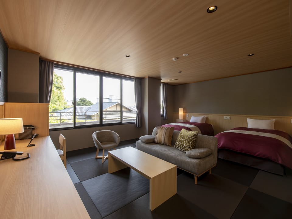 Japanese Modern Style Room, For 5 People, Non Smoking | Memory foam beds, in-room safe, desk, blackout drapes