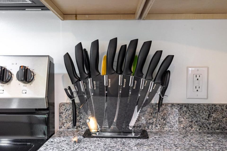 Experience the convenience and luxury of our well-appointed kitchen, meticulously designed and furnished with everything you need for a delightful cooking experience.
