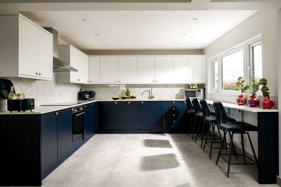 The kitchen at Sunset Retreat, Kent
