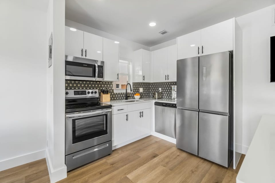 Fully stocked kitchen