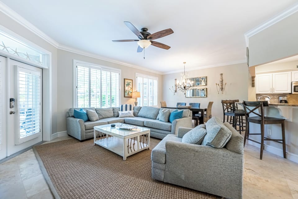 Living, Dining, and Kitchen Areas