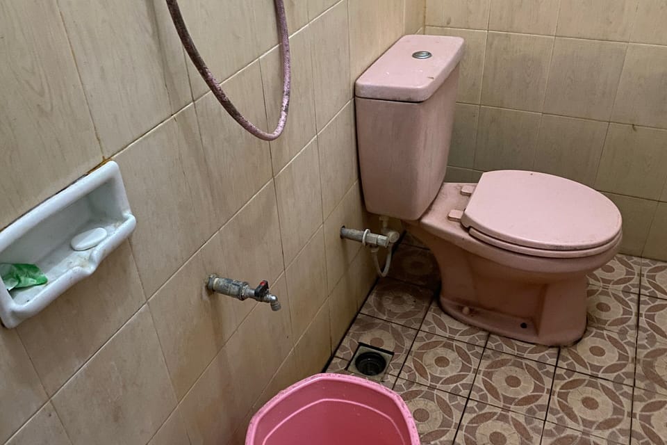 Shower, towels, soap