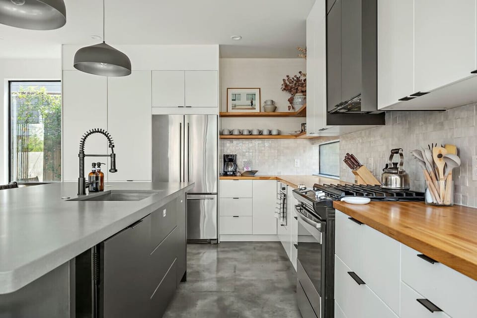 Fully stocked kitchen to make any meal you'd like!