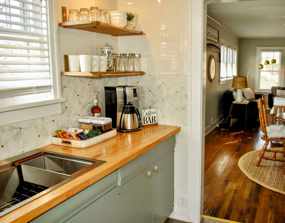 Cooking together in our cozy kitchen helps you be closer to the ones you love! 