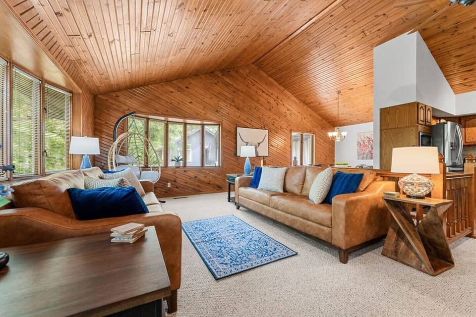Relax in one of the four living rooms
