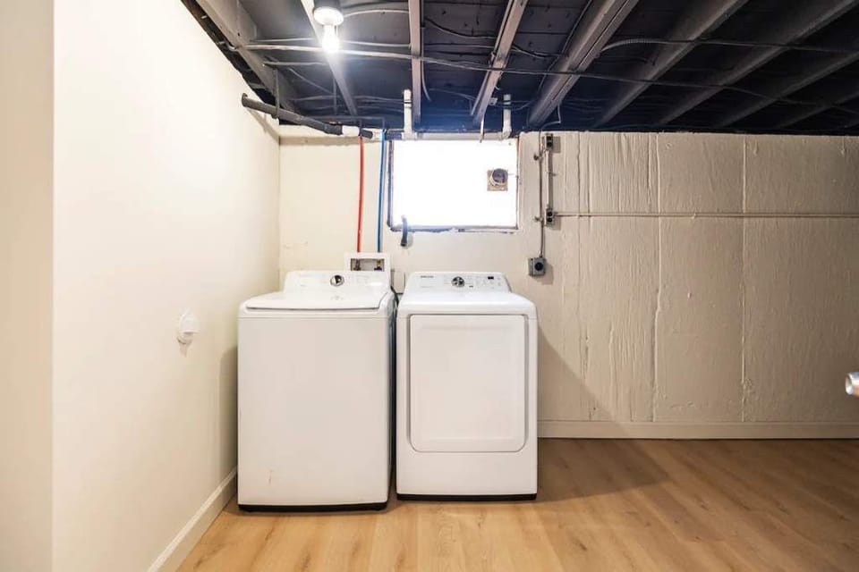 Washer and dryer