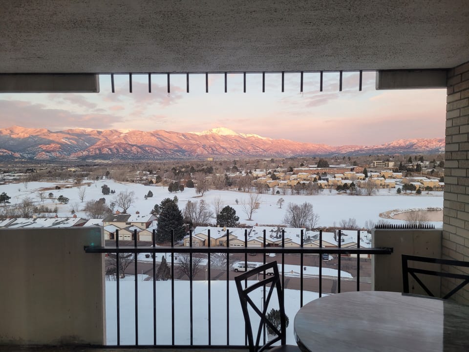 View from patio