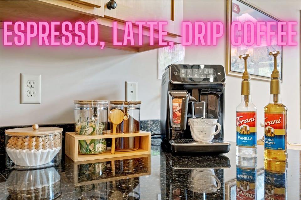 Espresso, Latte, Drip Coffee