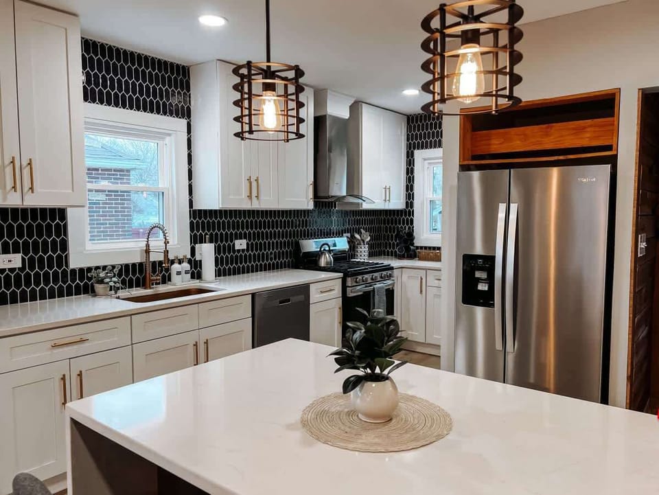 Whip up culinary delights in our modern, fully-equipped kitchen.