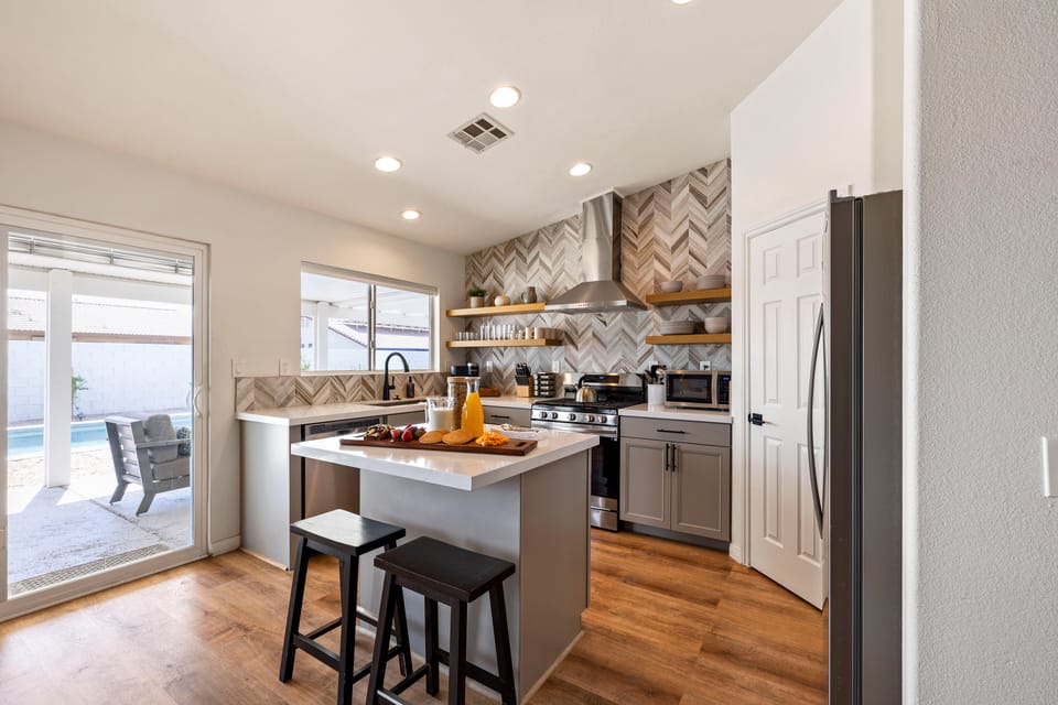 Modern kitchen.